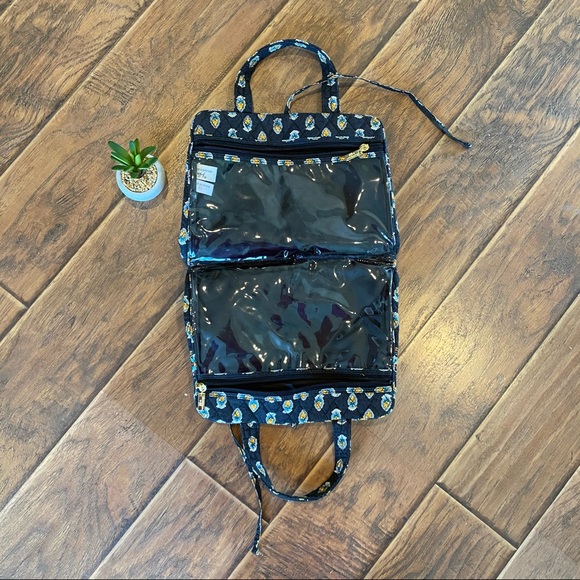 Americana by sharif quilted makeup cosmetics bag - Picture 5 of 12